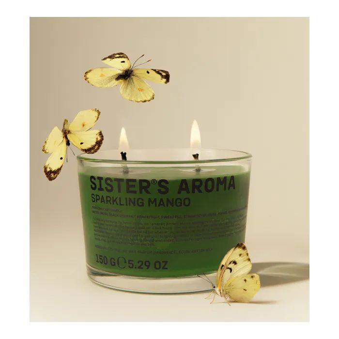 Ароматическая свеча Sister's Aroma Sparkling Mango 150 г (4820227785421) изображение 2