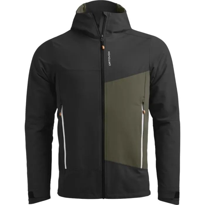Куртка Ortovox Seceda Softshell Jacket Mns black raven - L - чорний (025.001.1194) изображение 8