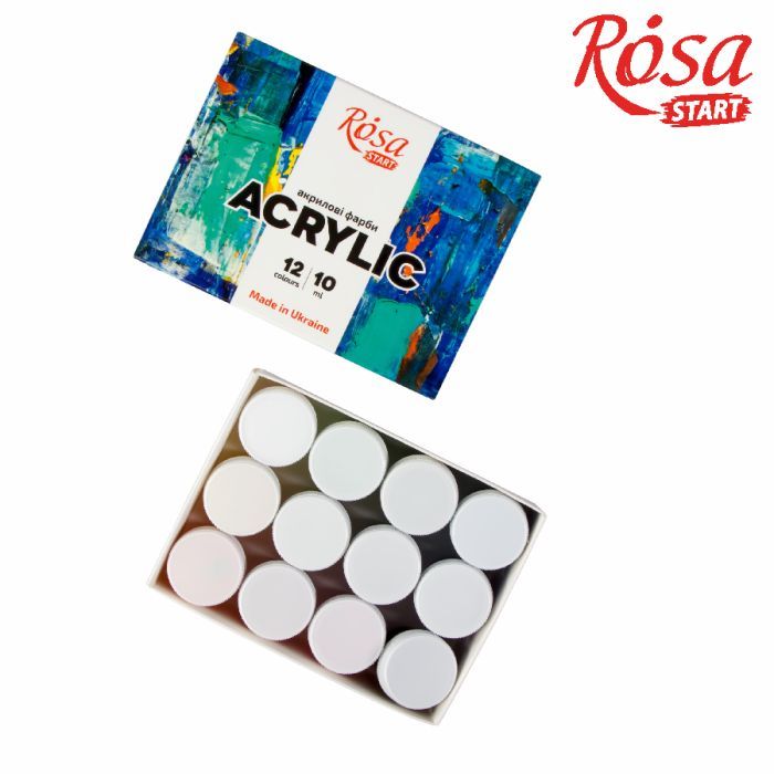 Акриловые краски Rosa START COLOR 9 x10мл (4823098530992) изображение 3