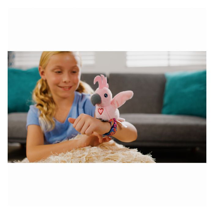 Интерактивная игрушка Happy Yappers браслет "Веселые болтали" Какаду розовый (9595) изображение 2