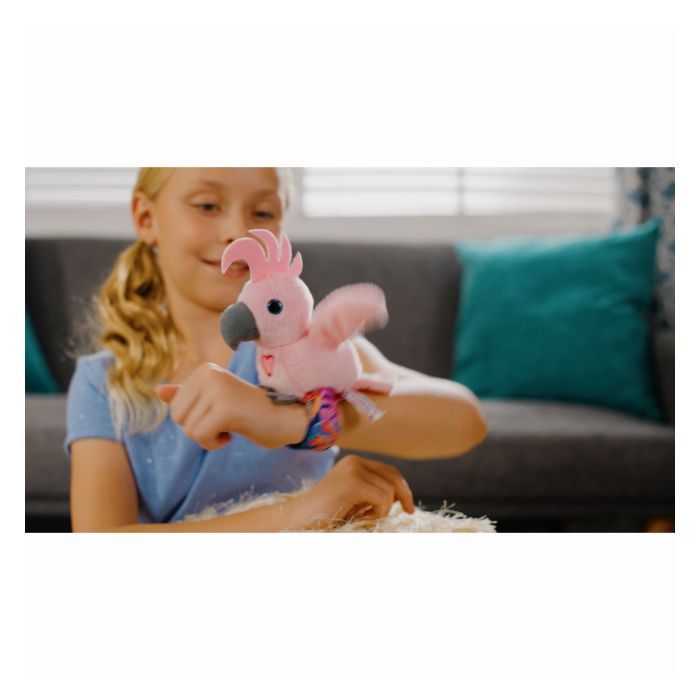 Интерактивная игрушка Happy Yappers браслет "Веселые болтали" Какаду розовый (9595) изображение 4