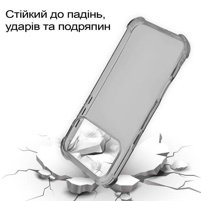Чохол до мобільного телефона BeCover Anti-Shock Apple iPhone 17 Pro Max Grey (713800) зображення 3