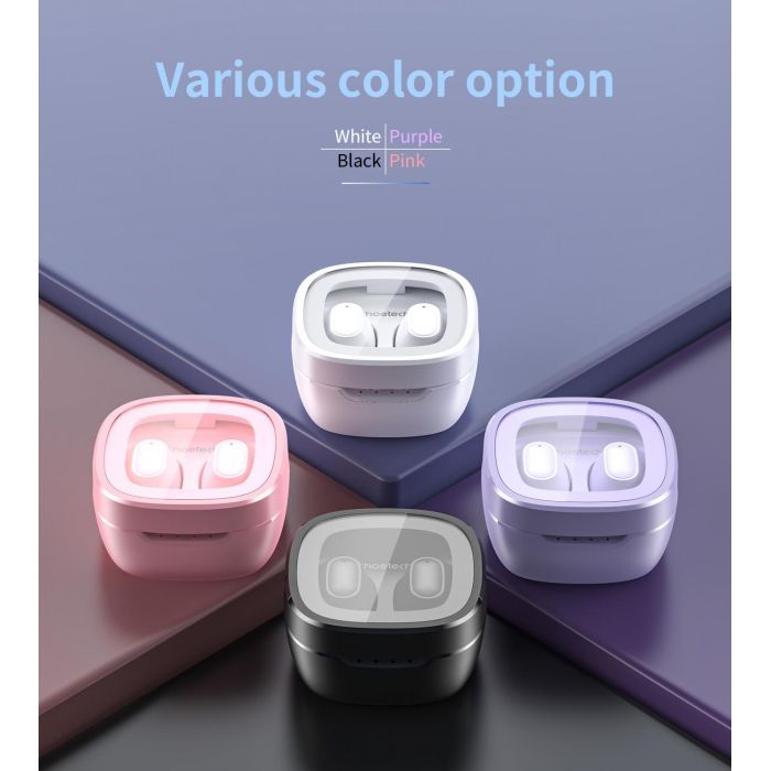 Навушники Choetech TWS Small Cube Purple (BH-T23-PU) зображення 8