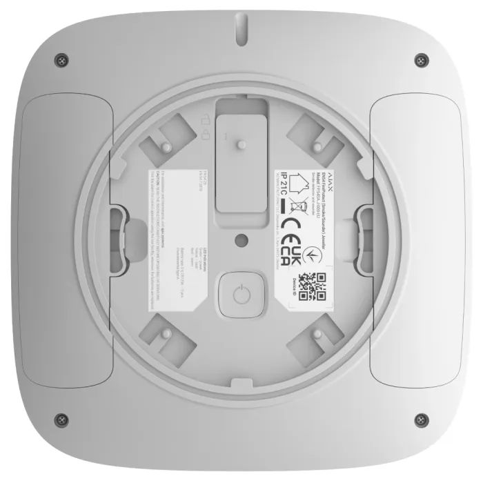 Датчик диму Ajax EN54 FireProtect Smoke/Sounder white зображення 5