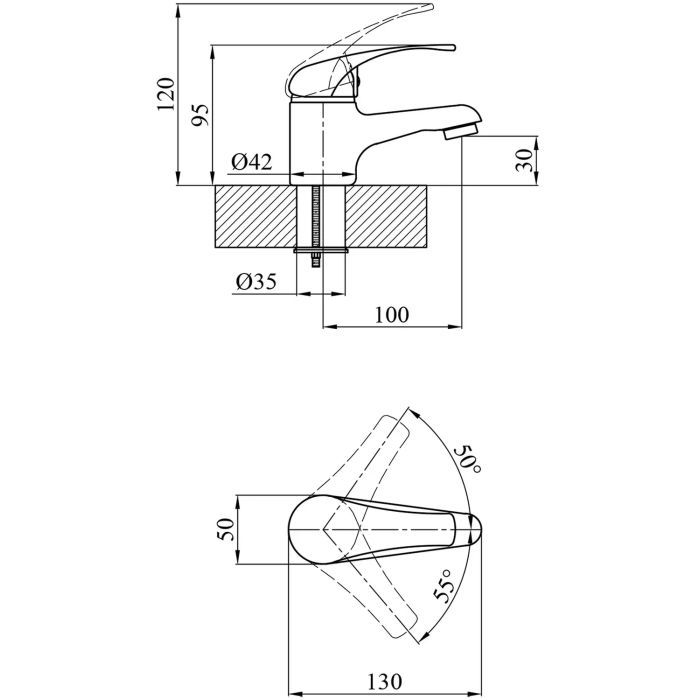 Смеситель Agua Leon-C011 (CV014929) изображение 4