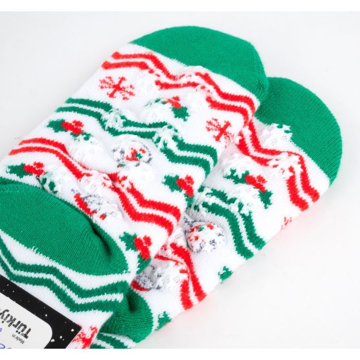Шкарпетки дитячі Bross махрові новорічні (10968-2-4-rgray) зображення 3