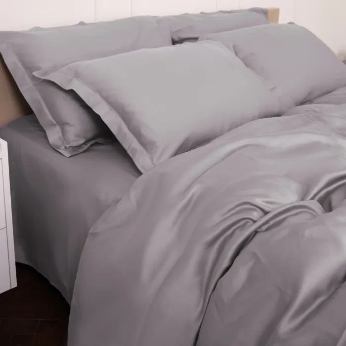 Постельное белье MirSon Tencel №06 Gray 143х210 полуторный (2200009370472) изображение 7