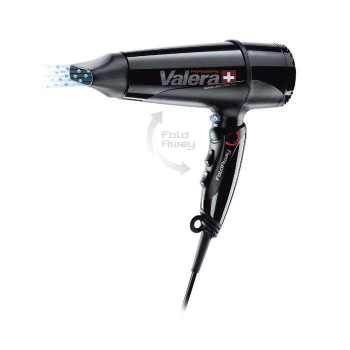 Фен Valera Swiss Light 5400 Fold-Away Ionic Tourmaline Black (SL5400T) изображение 2