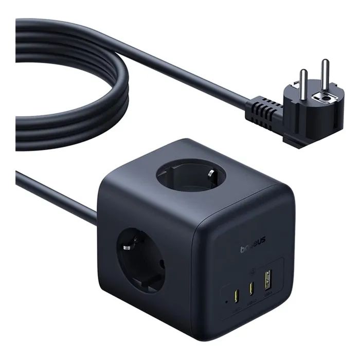 Мережевий фільтр живлення Baseus EnerFill FA11 Cube Power Strip (E00082100123-00)