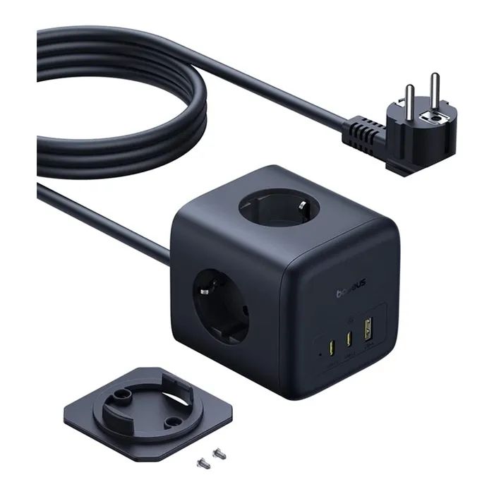 Мережевий фільтр живлення Baseus EnerFill FA11 Cube Power Strip (E00082100123-00) зображення 4