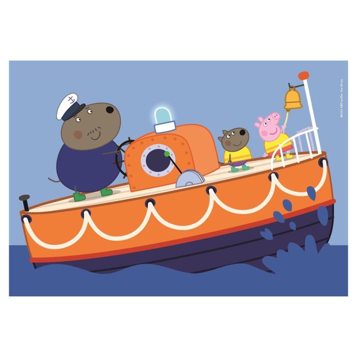 Пазл Clementoni 2 в 1 Peppa Pig, 2 по 20 елементів (24797) зображення 4