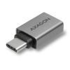 Переходник OTG USB 3.0 AF to USB-C gray AXAGON (RUCM-AFA) изображение 2