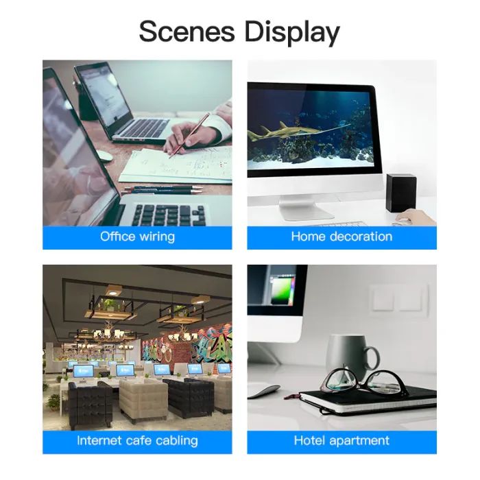 Патч-корд 3м, RJ-45 cat 5e UTP blue Vention (VAP-A10-S300) изображение 12