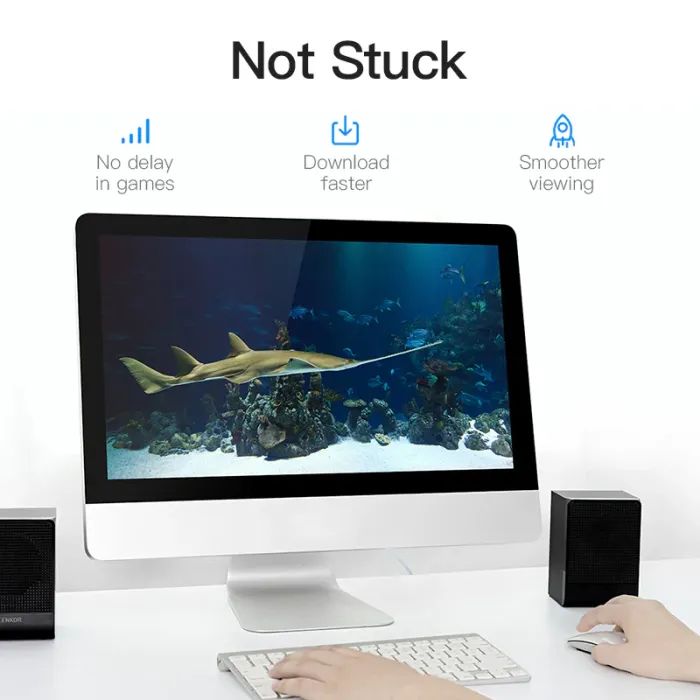 Патч-корд 3м, RJ-45 cat 5e UTP blue Vention (VAP-A10-S300) изображение 4