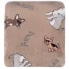 Плед Ardesto Flannel 100% поліестер, песики в окулярах 160х200 см (ART0129PB) зображення 2