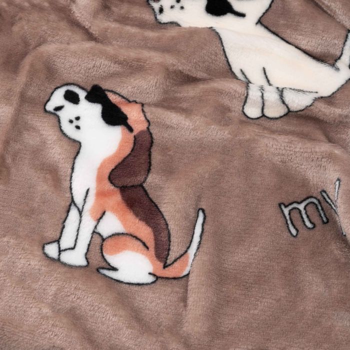 Плед Ardesto Flannel 100% поліестер, песики в окулярах 160х200 см (ART0129PB) зображення 4