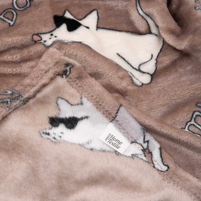 Плед Ardesto Flannel 100% поліестер, песики в окулярах 160х200 см (ART0129PB) зображення 5