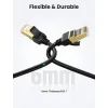 Патч-корд 3м, F/FTP cat 7 RJ-45 black Ugreen (U_11270) изображение 2