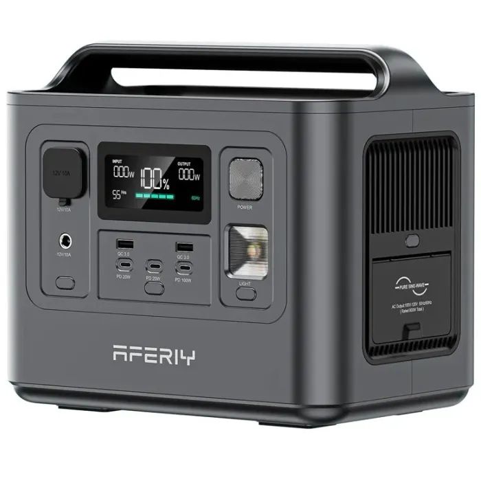 Зарядна станція Aferiy AF-P010, 800W, 512Wh (Aferiy AF-P010) зображення 3