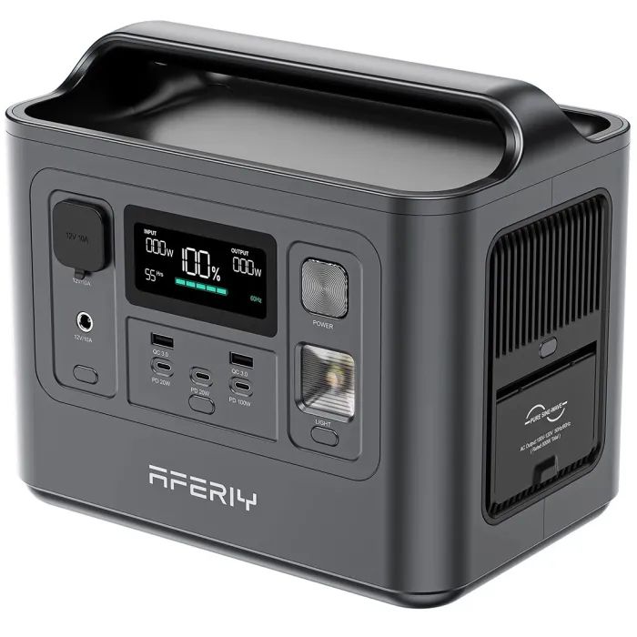 Зарядна станція Aferiy AF-P010, 800W, 512Wh (Aferiy AF-P010) зображення 5