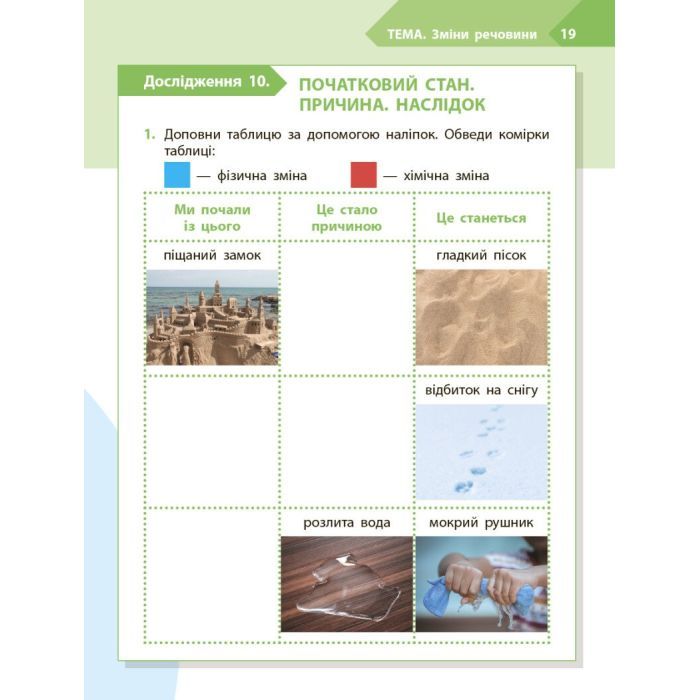 Рабочая тетрадь STEM-старт. Дослідження. Хімічна наука. 2 клас Ранок (9786170990846) изображение 10