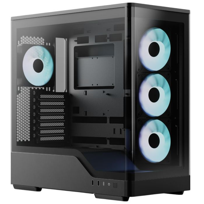 Корпус для ПК AeroCool P500A-BK-v1 Black (ACCM-PN08143.11) зображення 2