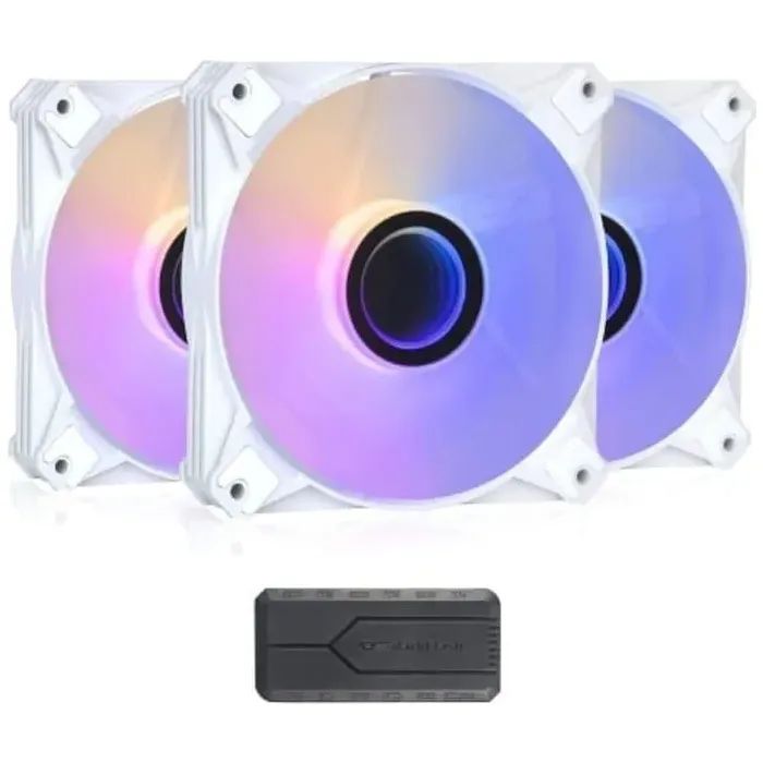 Кулер до корпусу DARKFLASH INF8 PRO 3IN1 WHITE зображення 2