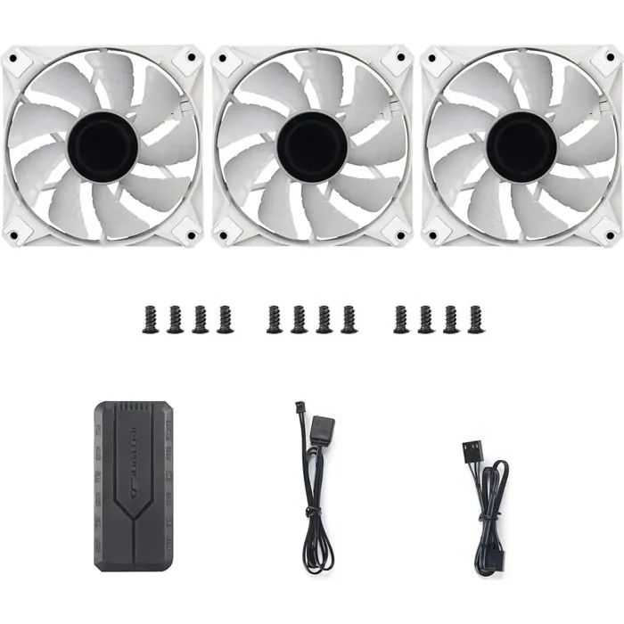 Кулер до корпусу DARKFLASH INF8 PRO 3IN1 WHITE зображення 3
