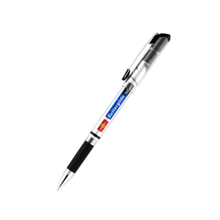 Ручка шариковая Unimax Butterglide, черная (UX-122-01)