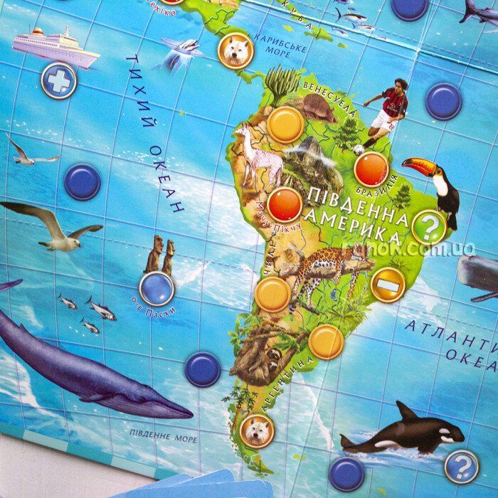 Настольная игра Ранок 3 в 1. Путешествуем по миру (4823076146115) изображение 5
