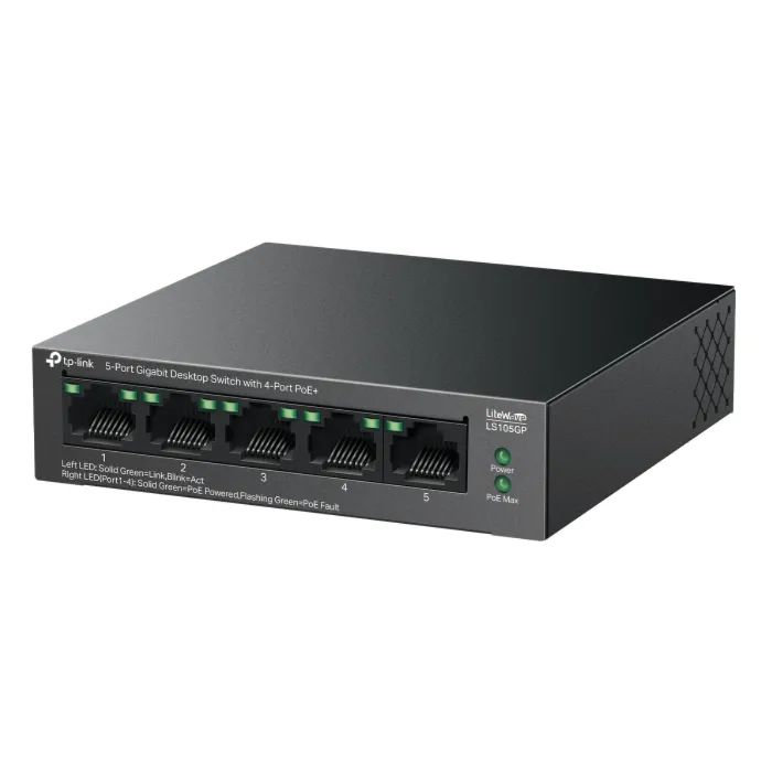 Комутатор мережевий TP-Link LS105GP зображення 2