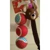 Игрушка для собак MISOKO&CO Теннисные мячи сине-красные 10 см, 3 шт (ANHMSK70142) изображение 3