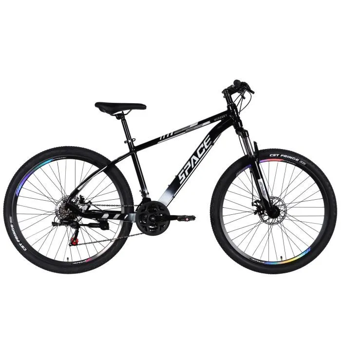 Велосипед Space 27.5" MERCURY DD FR рама-17" AL 2026 чорно-білий (OPS-SP-27.5-075)