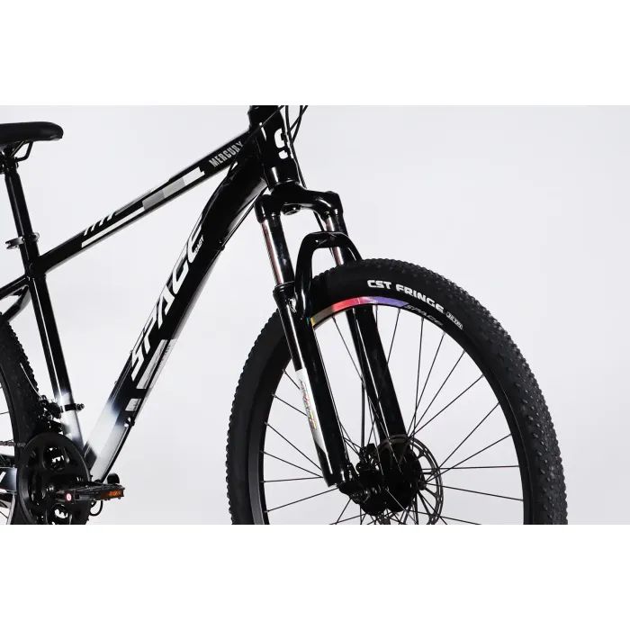 Велосипед Space 27.5" MERCURY DD FR рама-17" AL 2026 чорно-білий (OPS-SP-27.5-075) изображение 4
