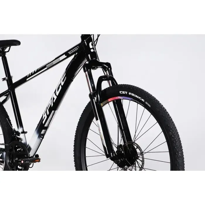 Велосипед Space 27.5" MERCURY DD FR рама-17" AL 2026 чорно-білий (OPS-SP-27.5-075) зображення 4