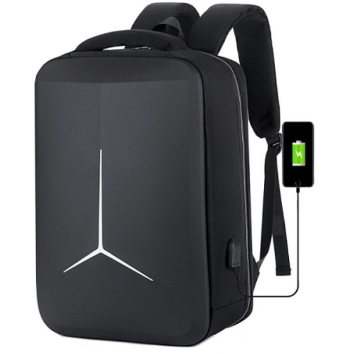 Рюкзак для ноутбука Voltronic 15.6", TT-2020-2G, Nylon, Polyester, Oxford, Gray, USB (TT-2020-2G)