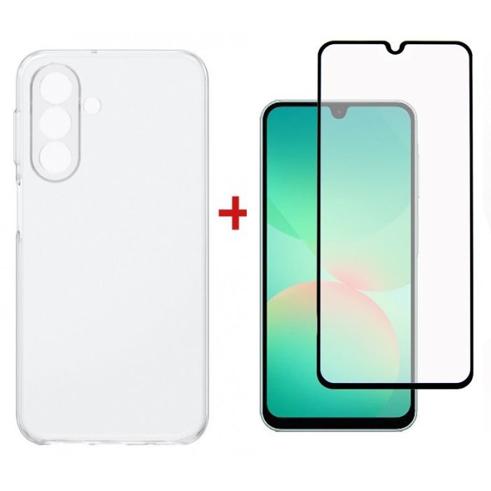 Чехол для мобильного телефона Dengos TPU + glass Samsung Galaxy A26 Transparent (DG-KM-188)