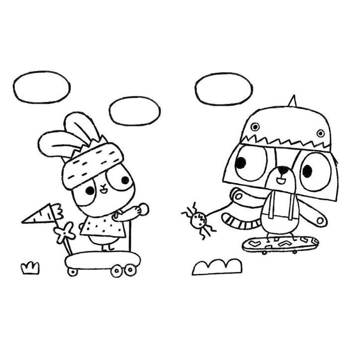 Книга Гра з кольором. Хоробрі зайці. Допитливі зайці Ранок (9789667512842) изображение 2