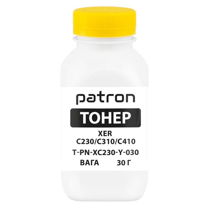 Тонер XER C230/C310/C410, 30 г, Yellow Patron (PN-XC230-Y-030)