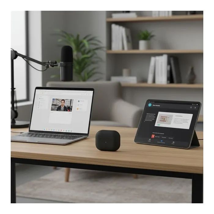 Чехол для наушников Uniq Lino AirPods 4 Silicone Ash Grey (8886463691373) изображение 10