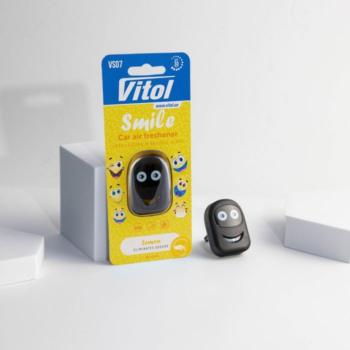 Ароматизатор для автомобиля VITOL Smile Lemon 4мл (VS07) изображение 2