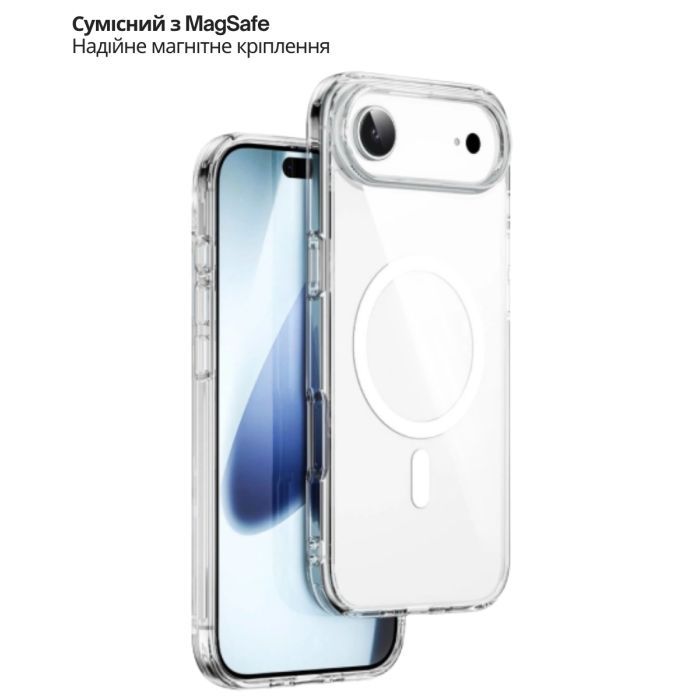 Чохол до мобільного телефона BeCover FIBRA Crystal MagSafe Apple iPhone 17 Air (715367) зображення 4