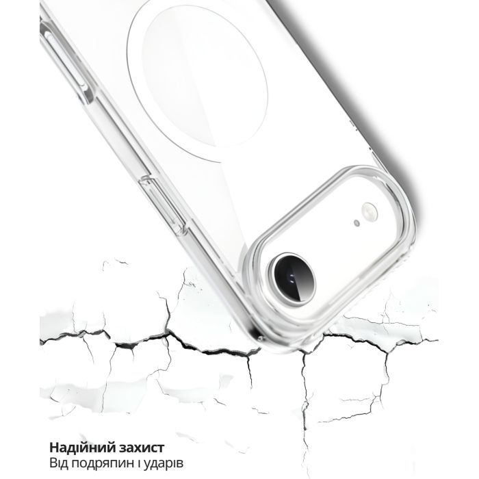 Чохол до мобільного телефона BeCover FIBRA Crystal MagSafe Apple iPhone 17 Air (715367) зображення 6
