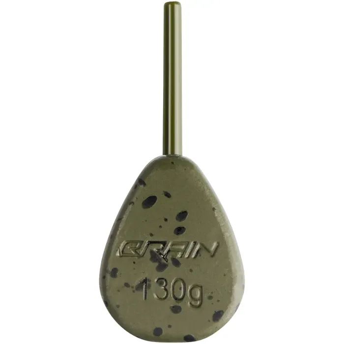 Грузило Brain In-Line Flat Lead 100g 2шт/уп Green (1858.32.06)