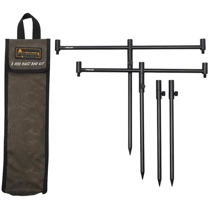 Буз-бар Prologic Avenger 3 Rod Buzz Bar Kit & Carrycase 20-34cm 0.537kg (1846.15.97)
