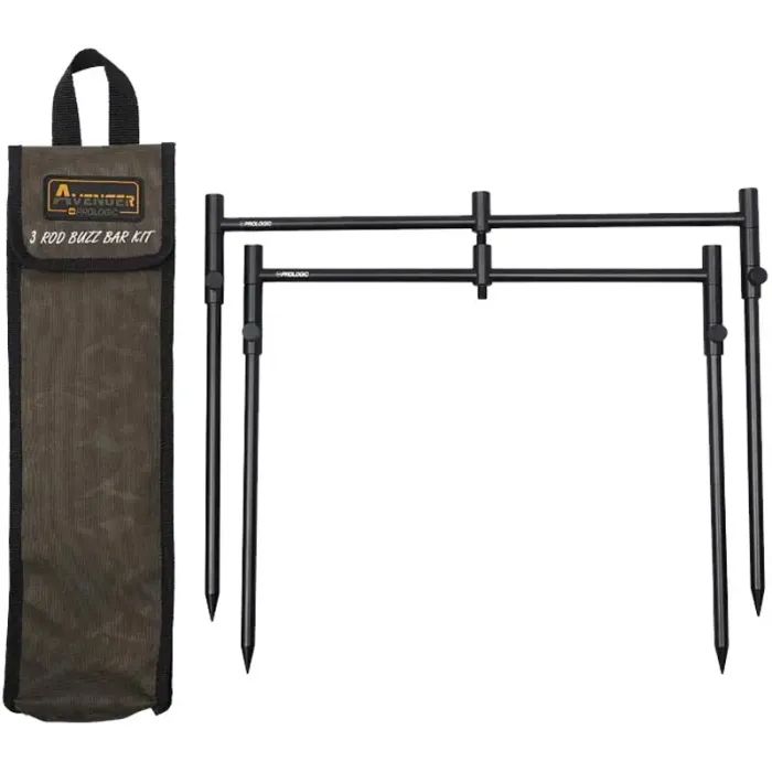 Буз-бар Prologic Avenger 3 Rod Buzz Bar Kit & Carrycase 20-34cm 0.537kg (1846.15.97) изображение 3
