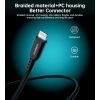 Дата кабель USB-C to Lightning 1.8m MFi PD20W braided black Choetech (XCL-1021-BK) изображение 6