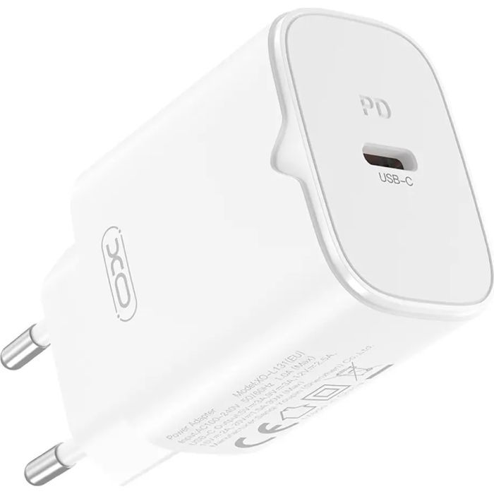Зарядний пристрій XO USB-C PD30W white (L131.white) зображення 2