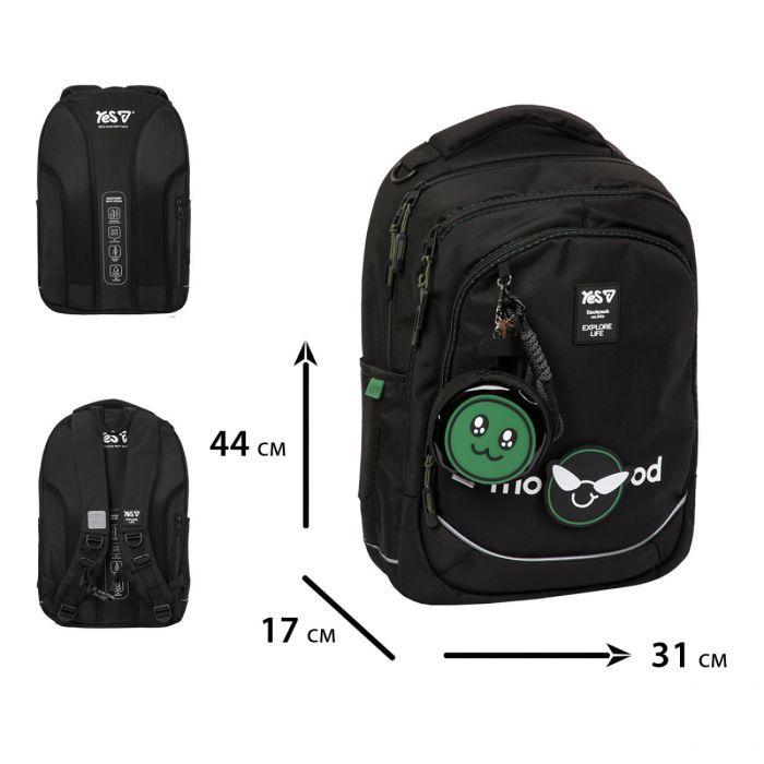 Рюкзак школьный Yes Mood TS-59L (550412) изображение 3
