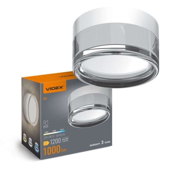 Світильник Videx IP65 круглий BHD01 9W 2800-4000-6000K White (VL-BHD01-09CWW)